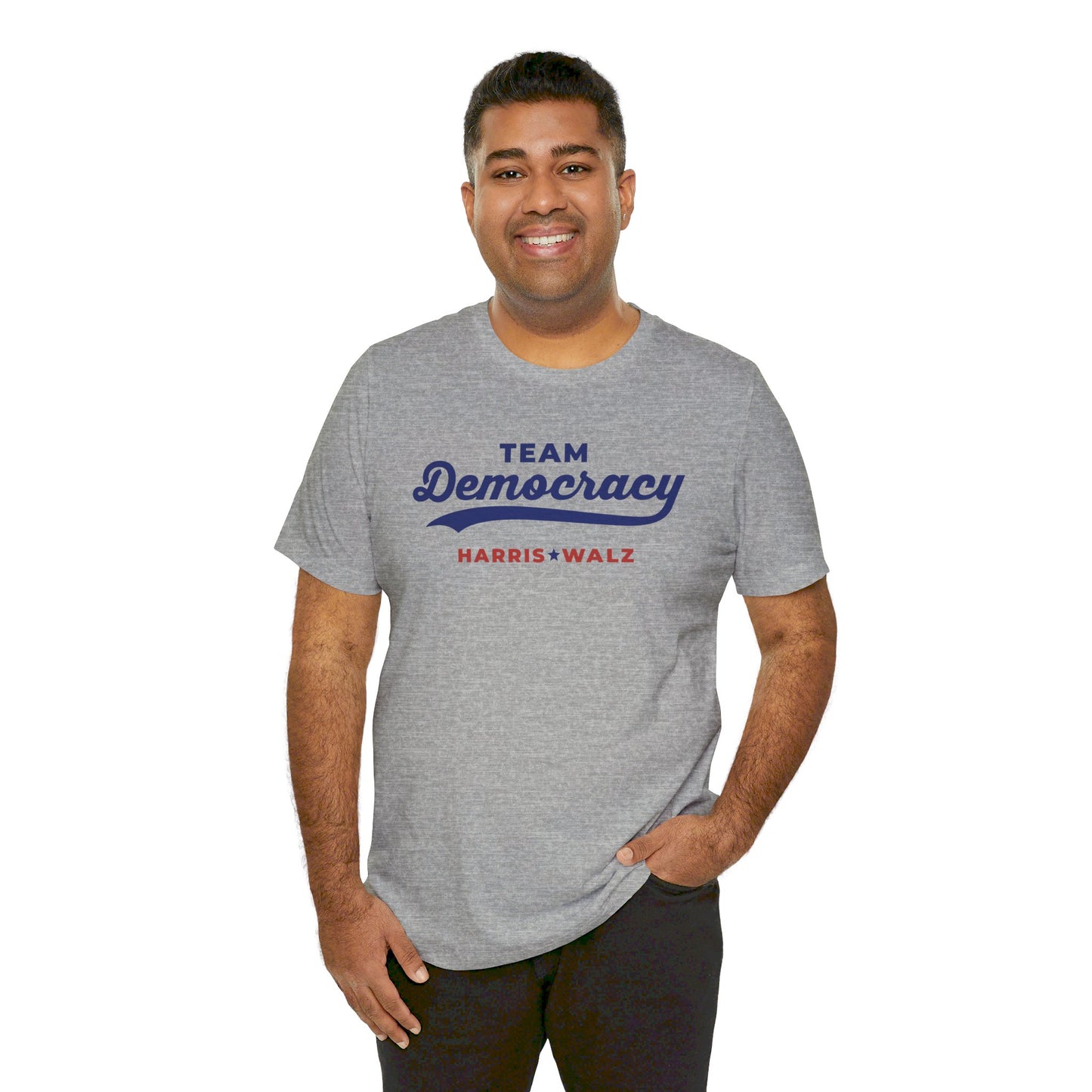 Team Democracy Harris Walz Unisex T-Shirt