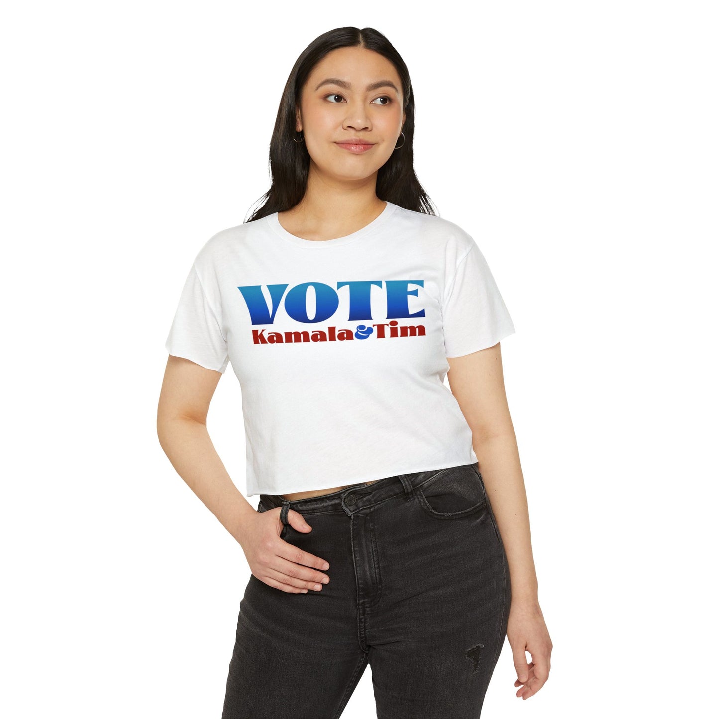 Vote Kamala & Tim Women's CROP Top