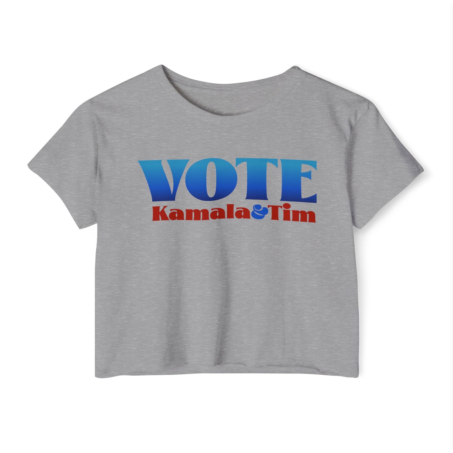 Vote Kamala & Tim Women's CROP Top