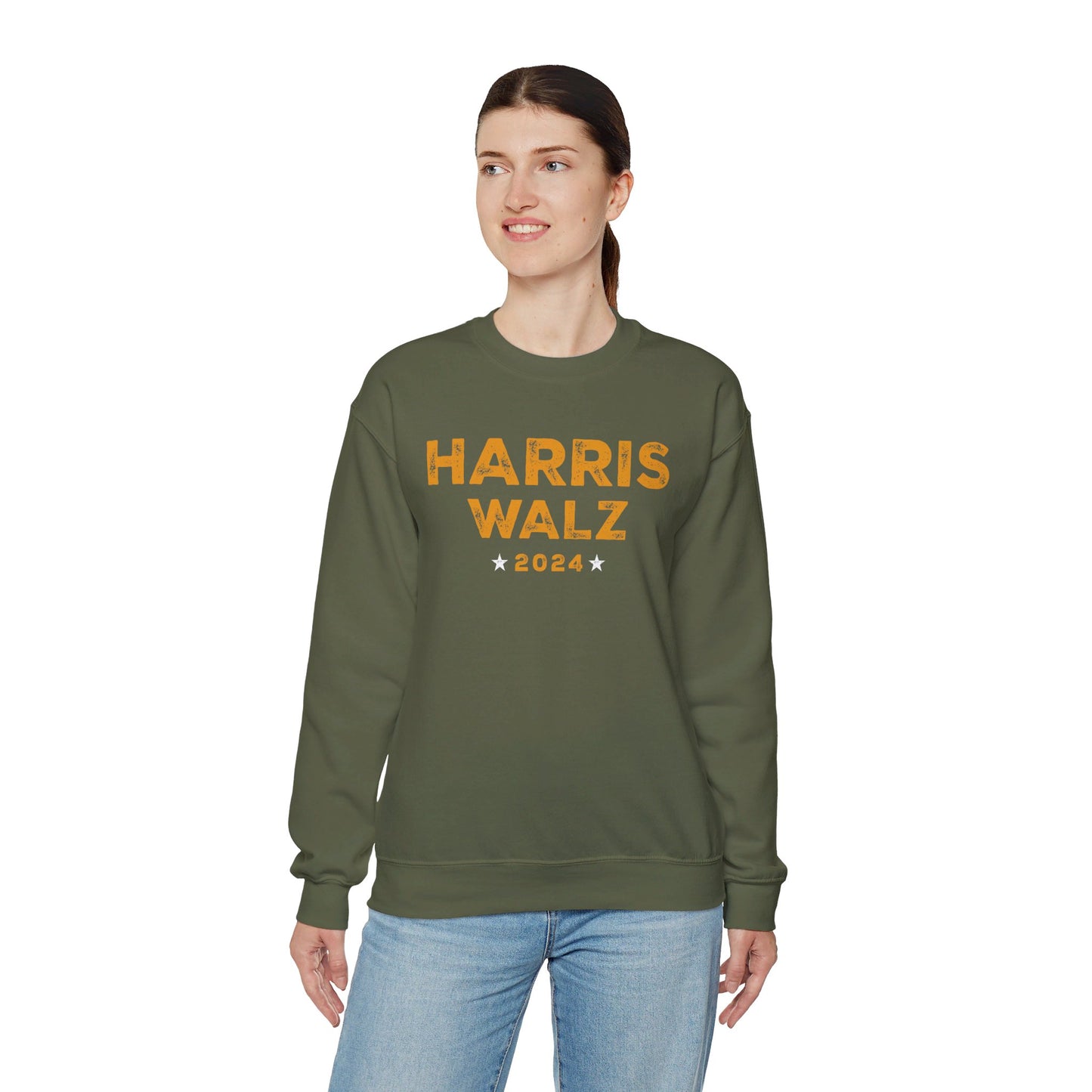 Harris Walz Unisex Crewneck Sweatshirt