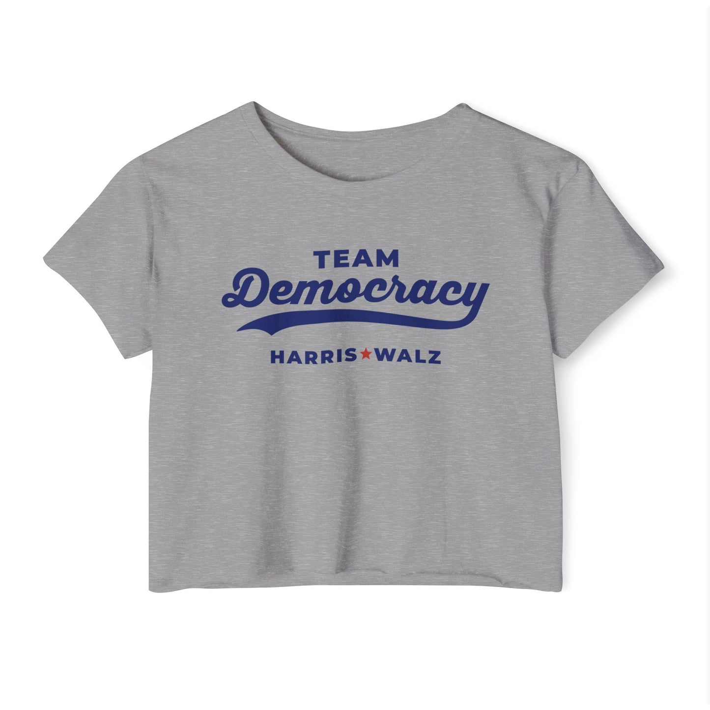 Team Democracy Women's Harris Walz Women's CROP Top