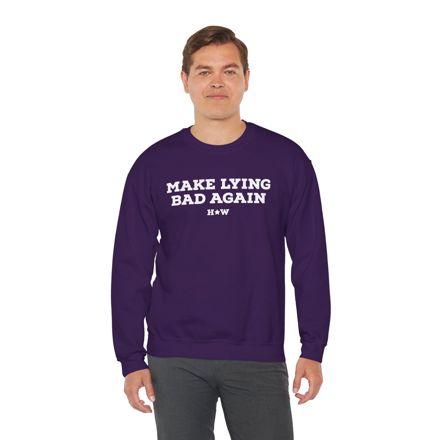 Make Lying Bad Again Unisex Crewneck Sweatshirt