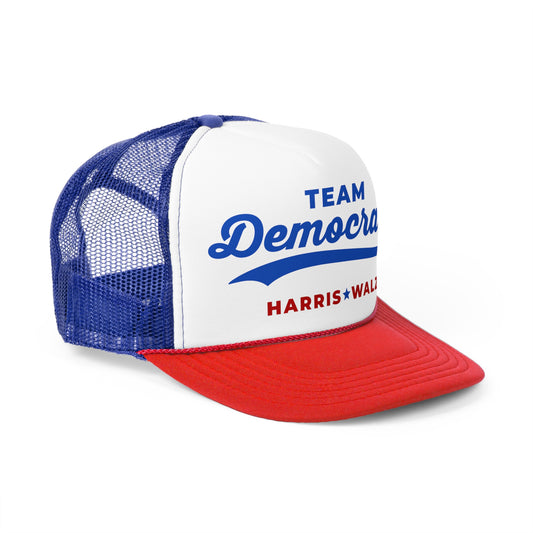 Team Democracy Harris Walz Trucker Cap