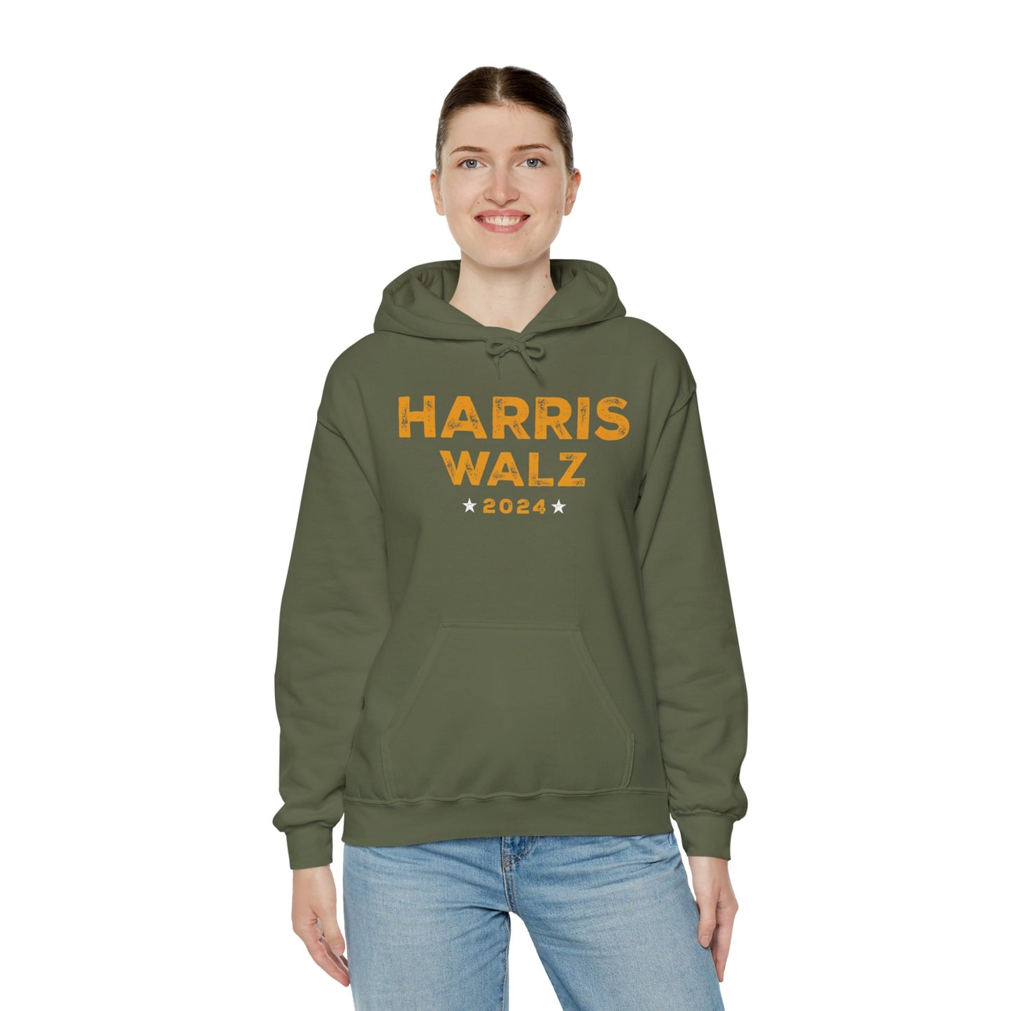 Harris Walz 2024 Unisex Heavy Blend™ Hooded Sweatshirt