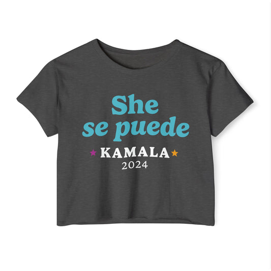 She Se Puede Kamala Harris Women's CROP Top