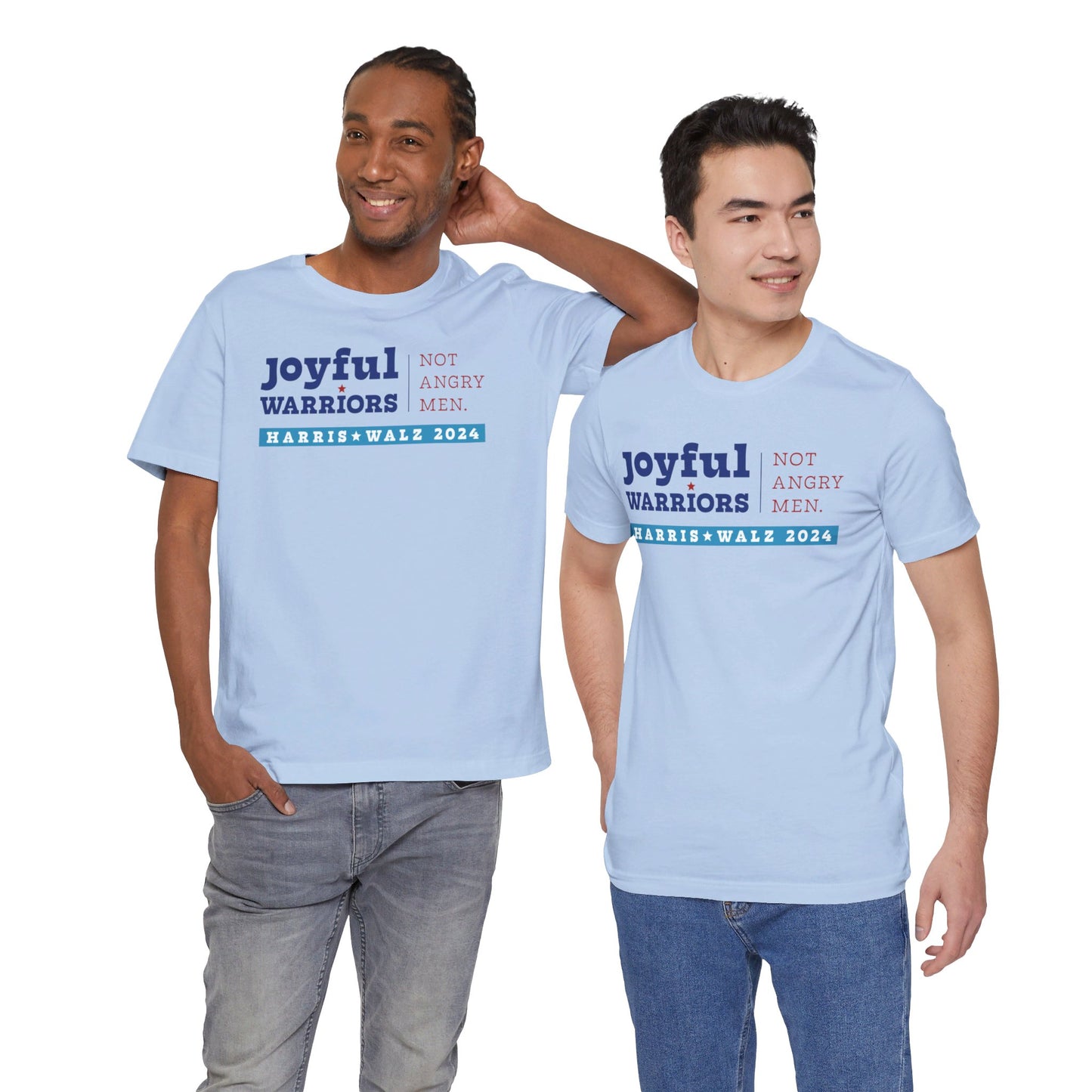 Joyful Warriors Not Angry Men Harris Walz Unisex T-Shirt