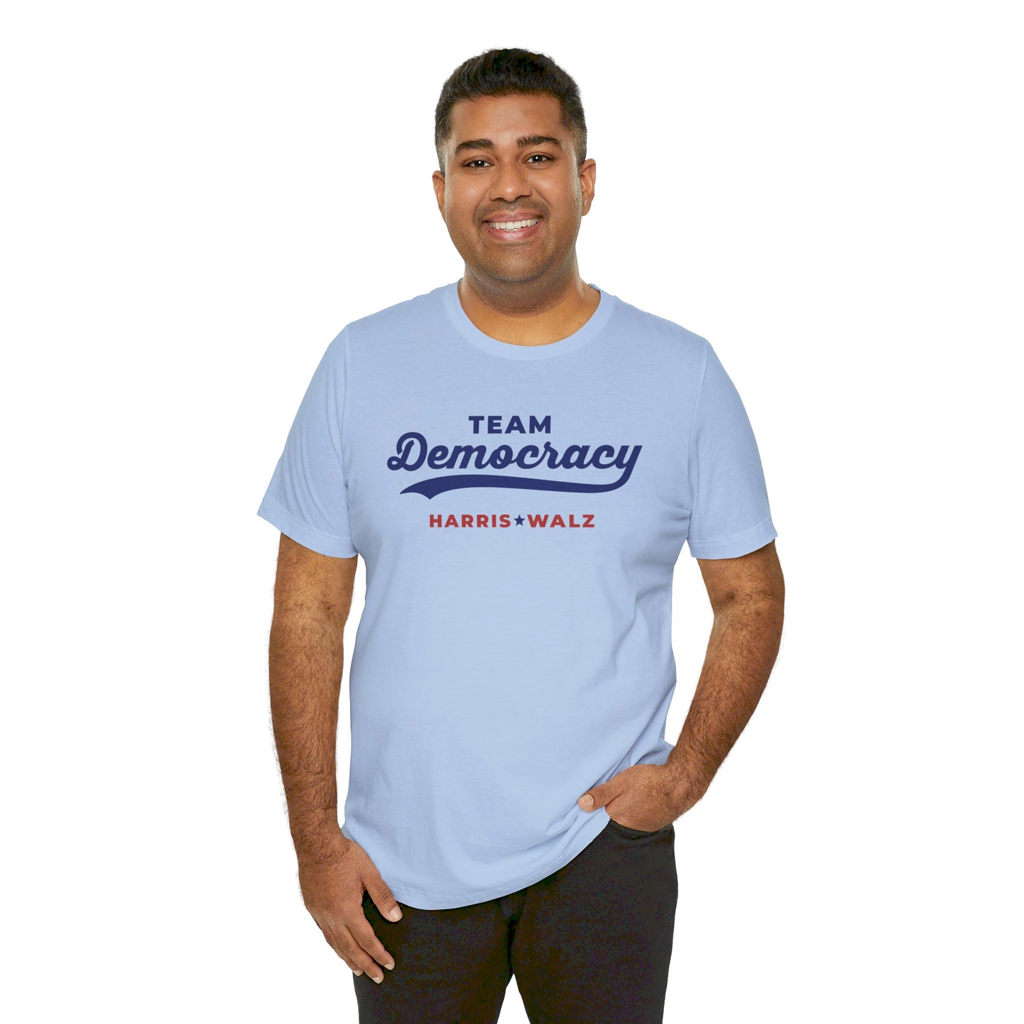 Team Democracy Harris Walz Unisex T-Shirt