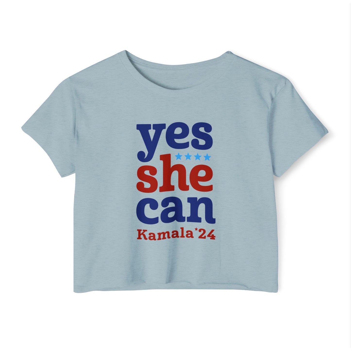 Yes She Can Kamala Harris Women's CROP Top