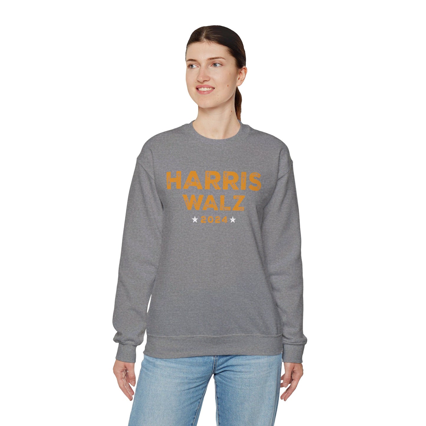 Harris Walz Unisex Crewneck Sweatshirt