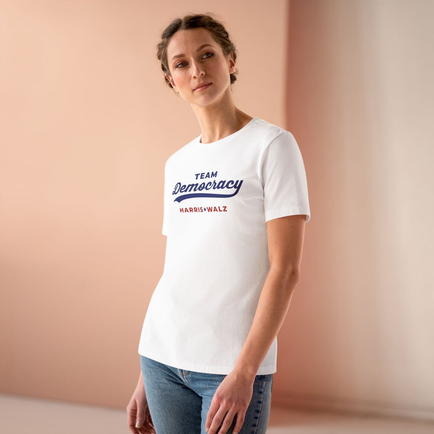 Team Democracy Women's Harris Walz Tee