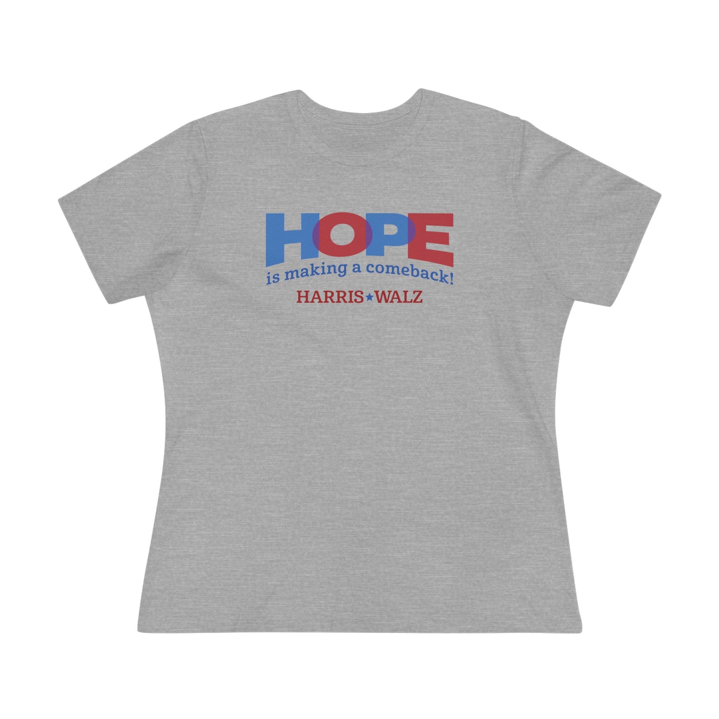 Hope is Making a Comeback Women's Harris Walz Tee