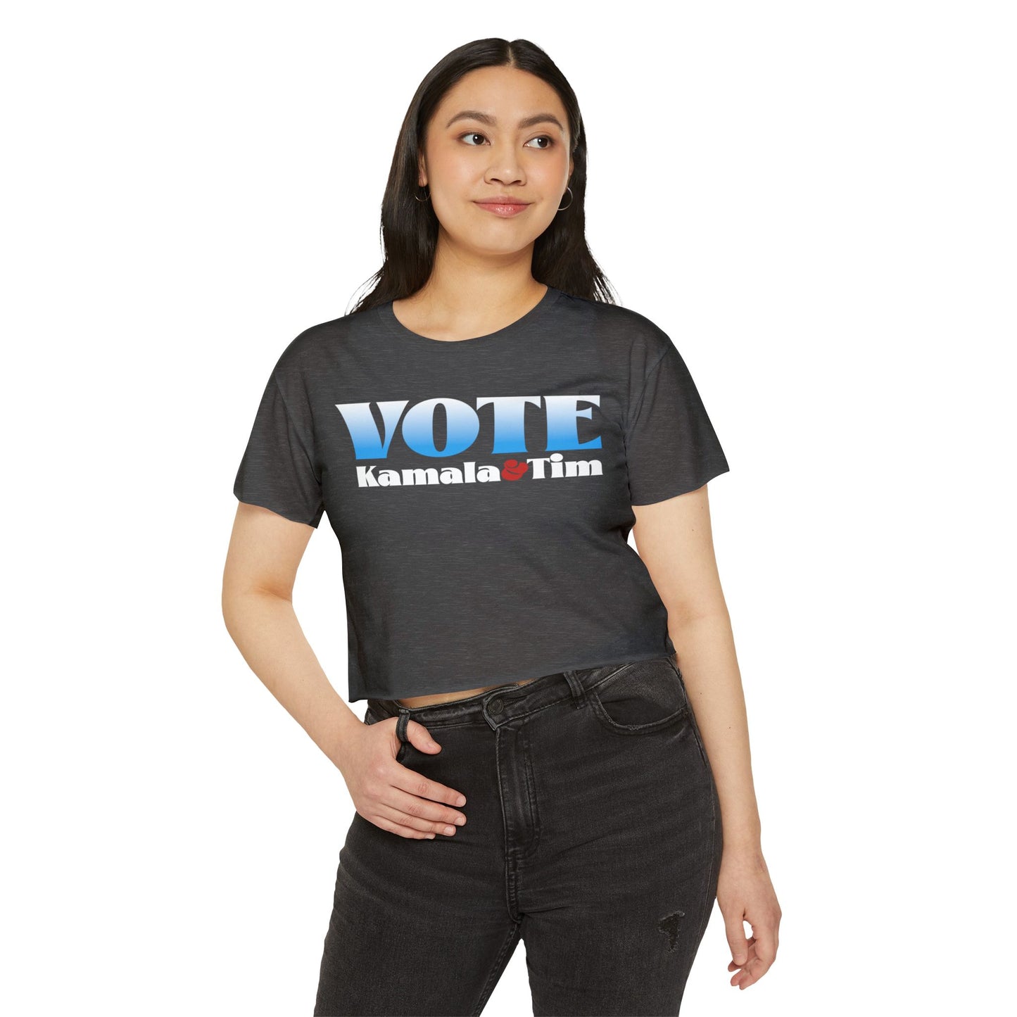 Vote Kamala & Tim Women's CROP Top