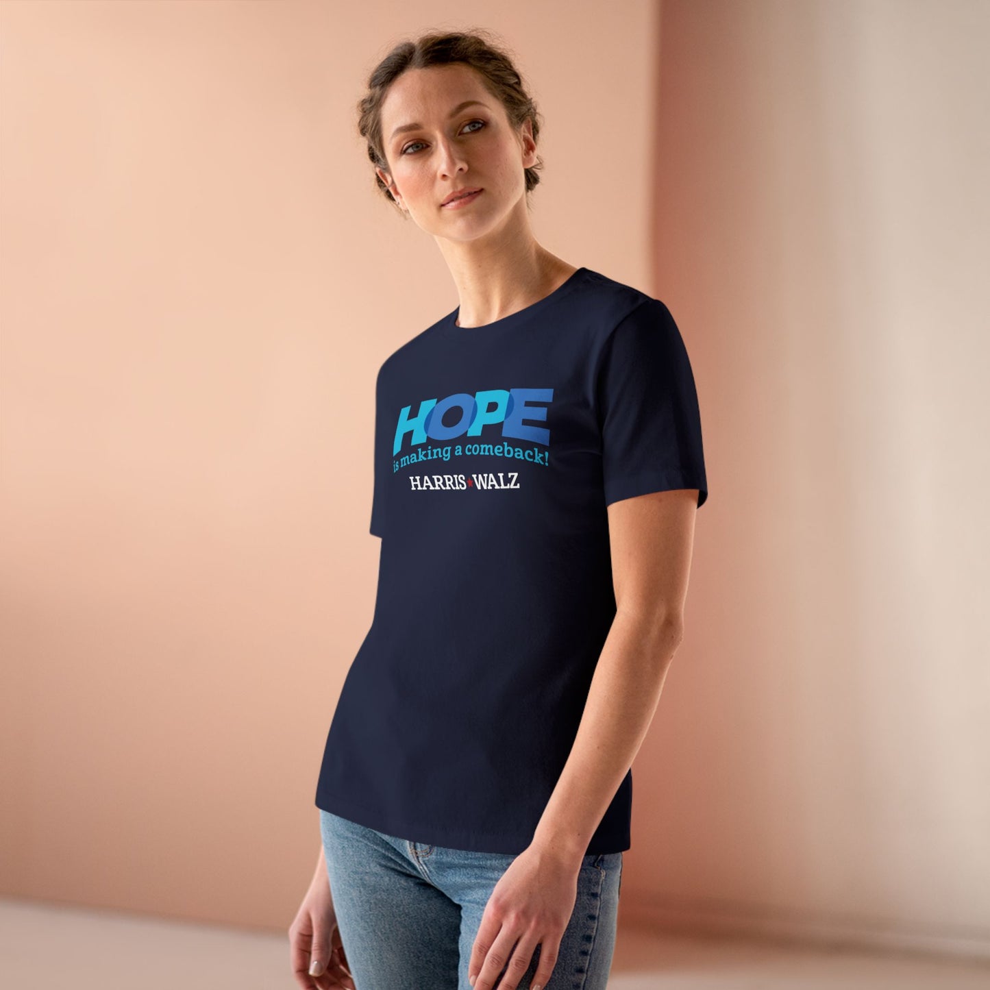 Hope is Making a Comeback Women's Harris Walz Tee