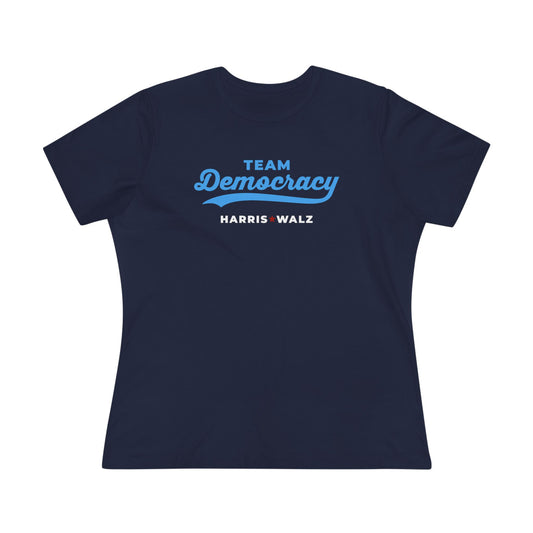 Team Democracy Women's Harris Walz Tee