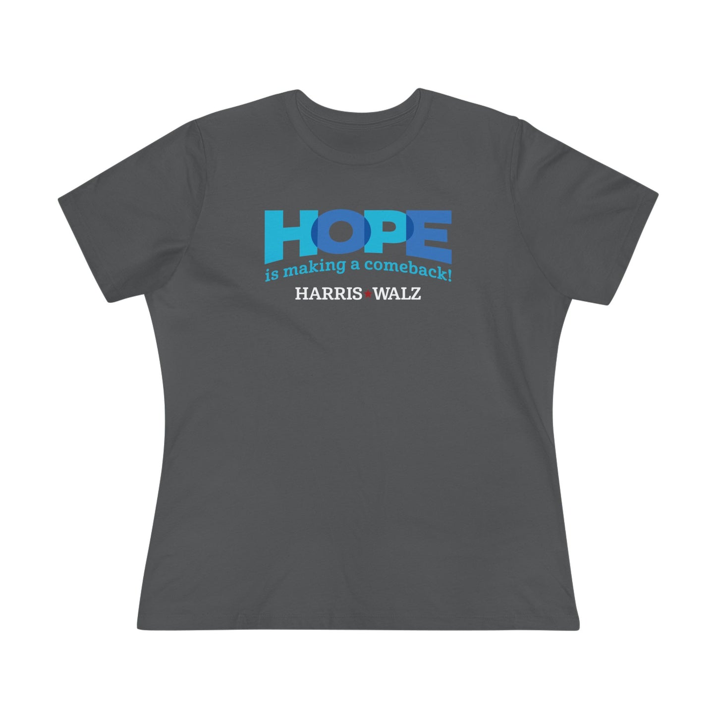 Hope is Making a Comeback Women's Harris Walz Tee