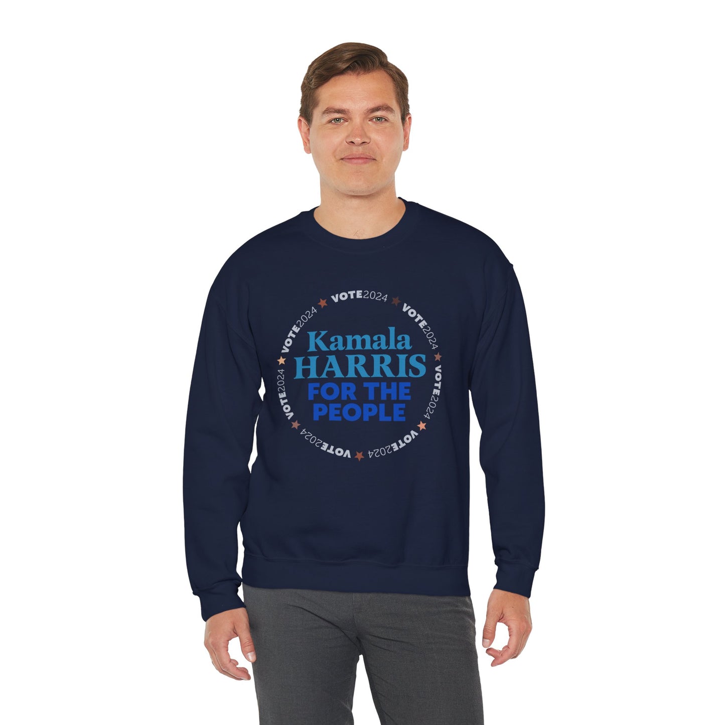 Kamala Harris For The People Unisex Crewneck Sweatshirt