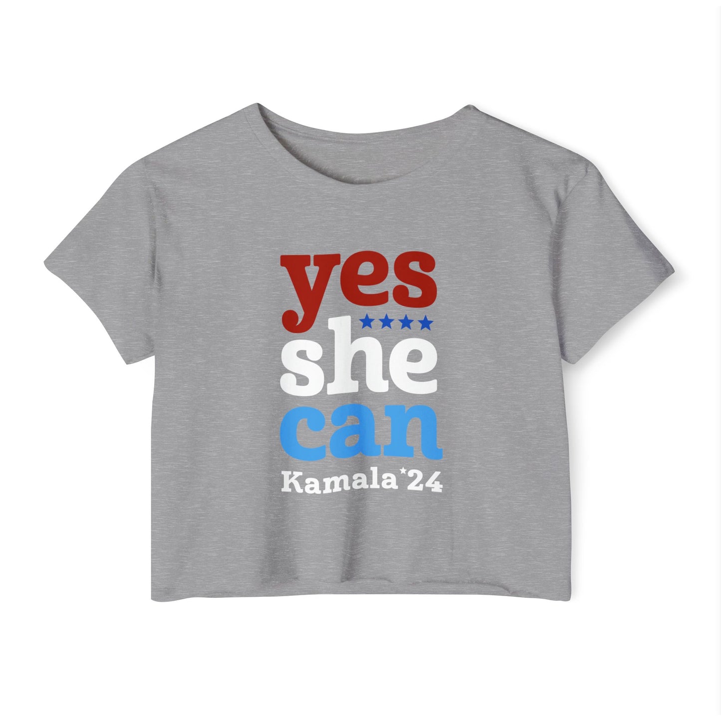 Yes She Can Kamala Harris Women's CROP Top