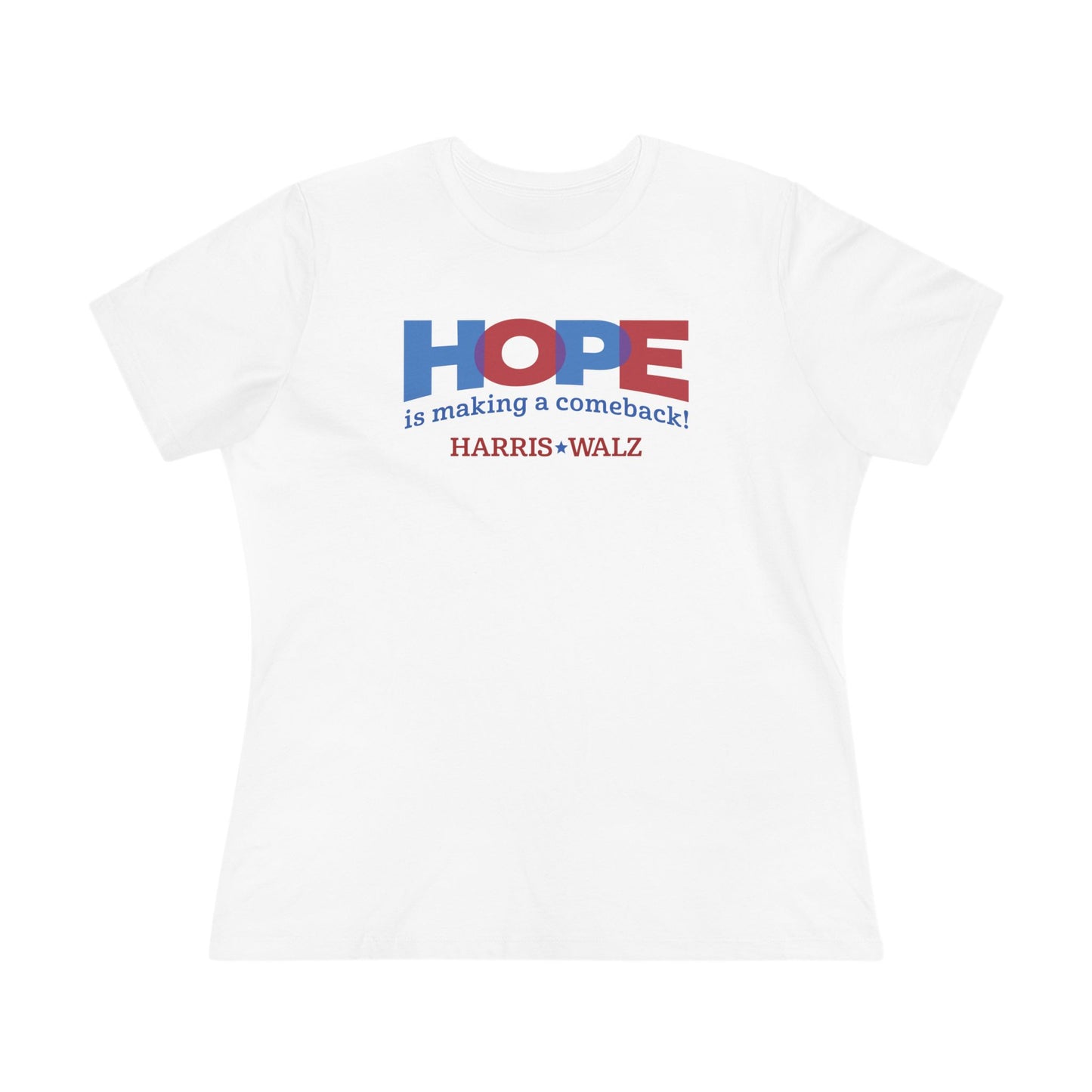 Hope is Making a Comeback Women's Harris Walz Tee