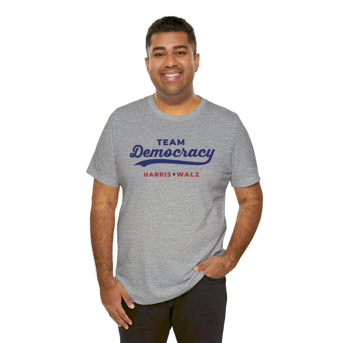 Team Democracy Harris Walz Unisex T-Shirt