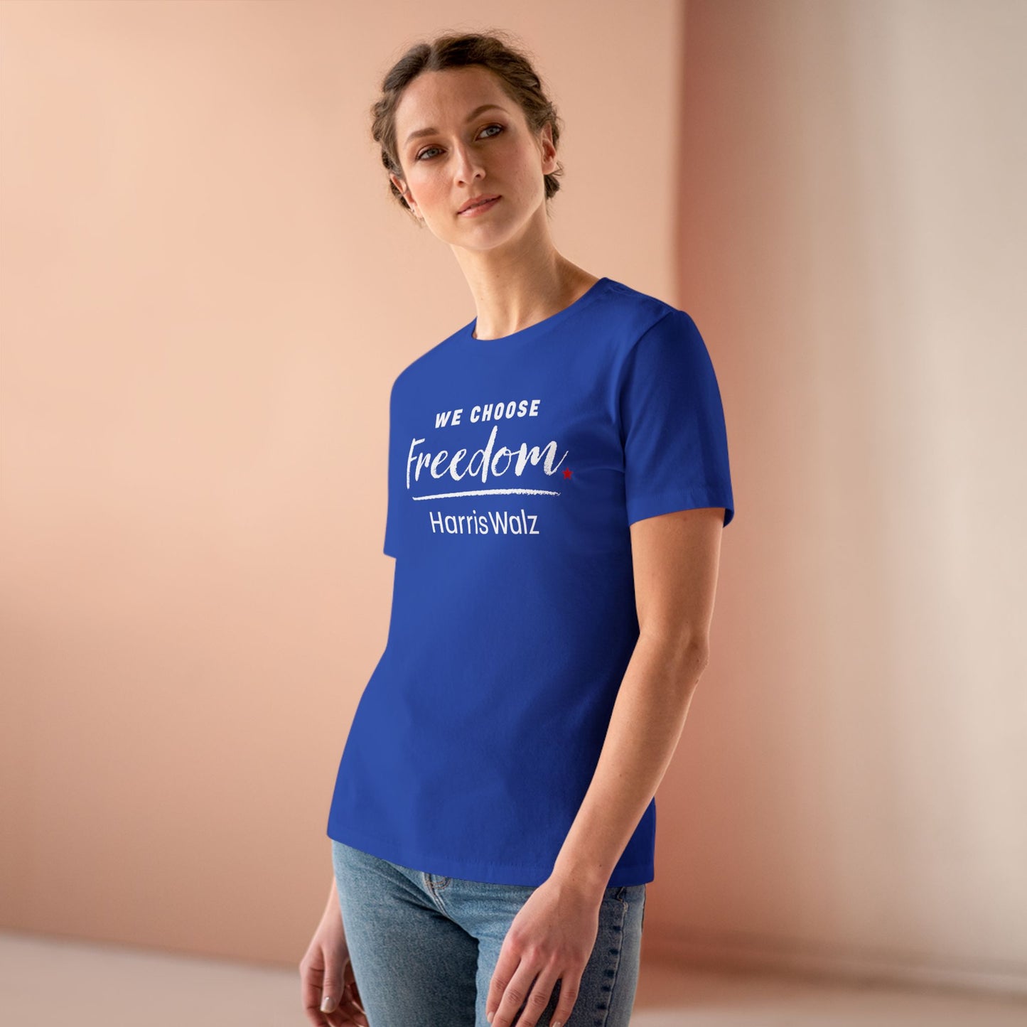 We Choose Freedom Harris Walz Women's Tee