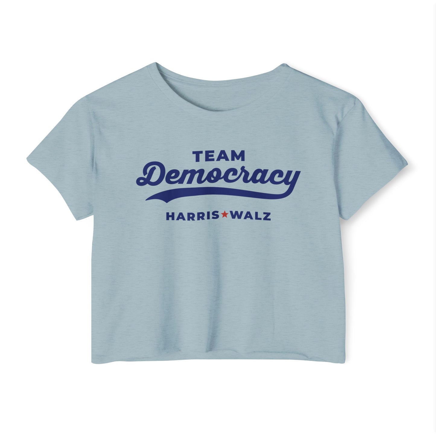 Team Democracy Women's Harris Walz Women's CROP Top