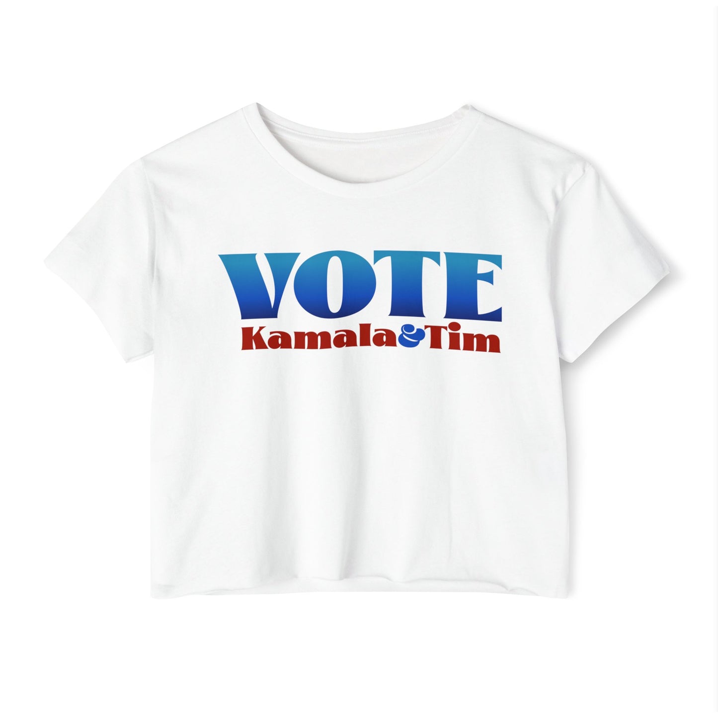 Vote Kamala & Tim Women's CROP Top