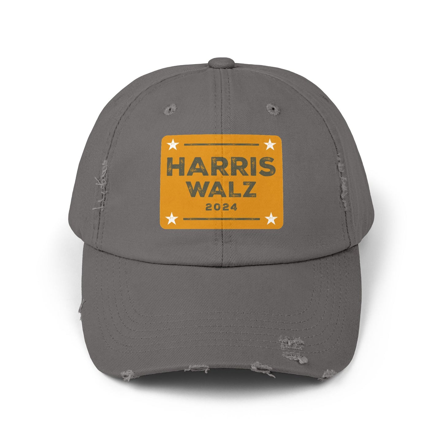 Harris Walz 2024 Distressed Cap