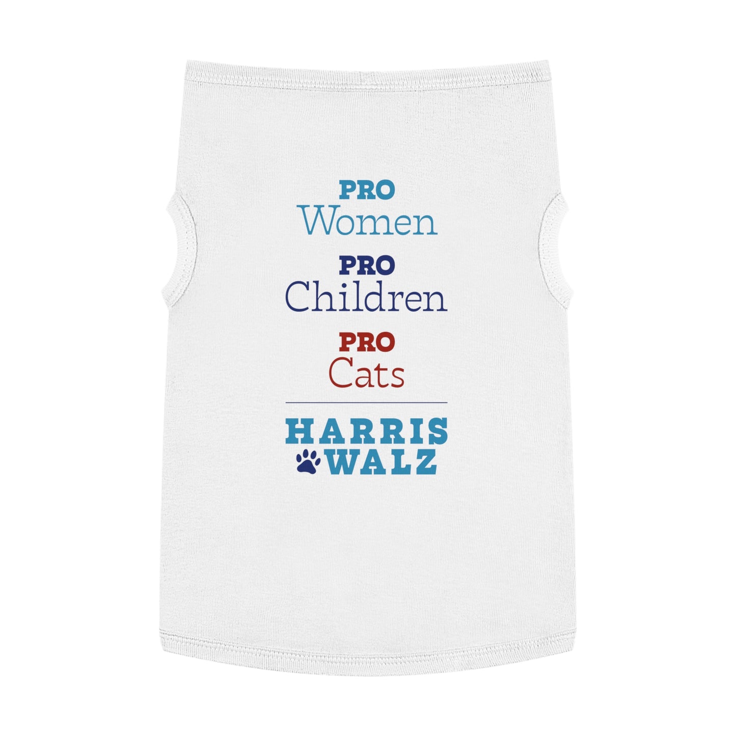 Pro-Women Pro-Children Pro-Cats Harris Walz Pet Tank Top