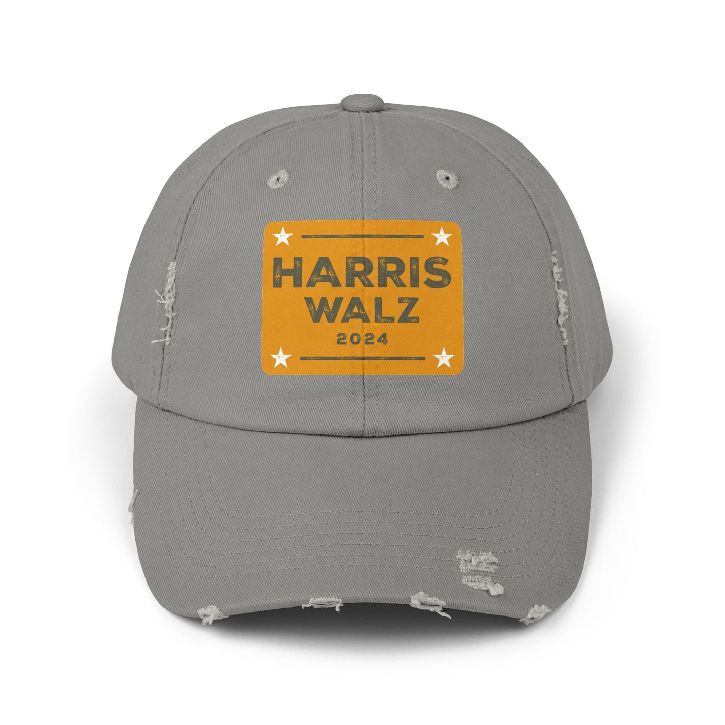 Harris Walz 2024 Distressed Cap