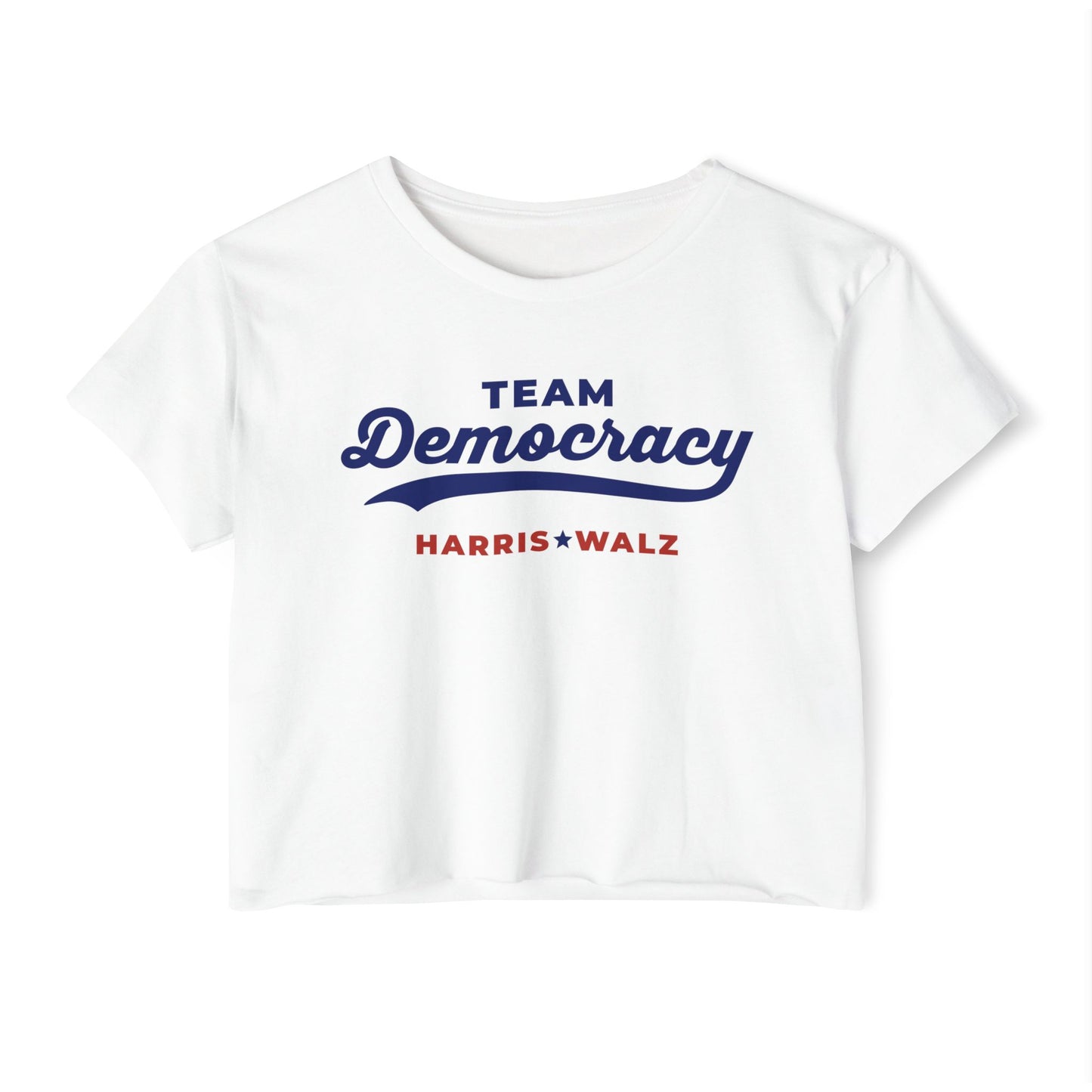 Team Democracy Women's Harris Walz Women's CROP Top