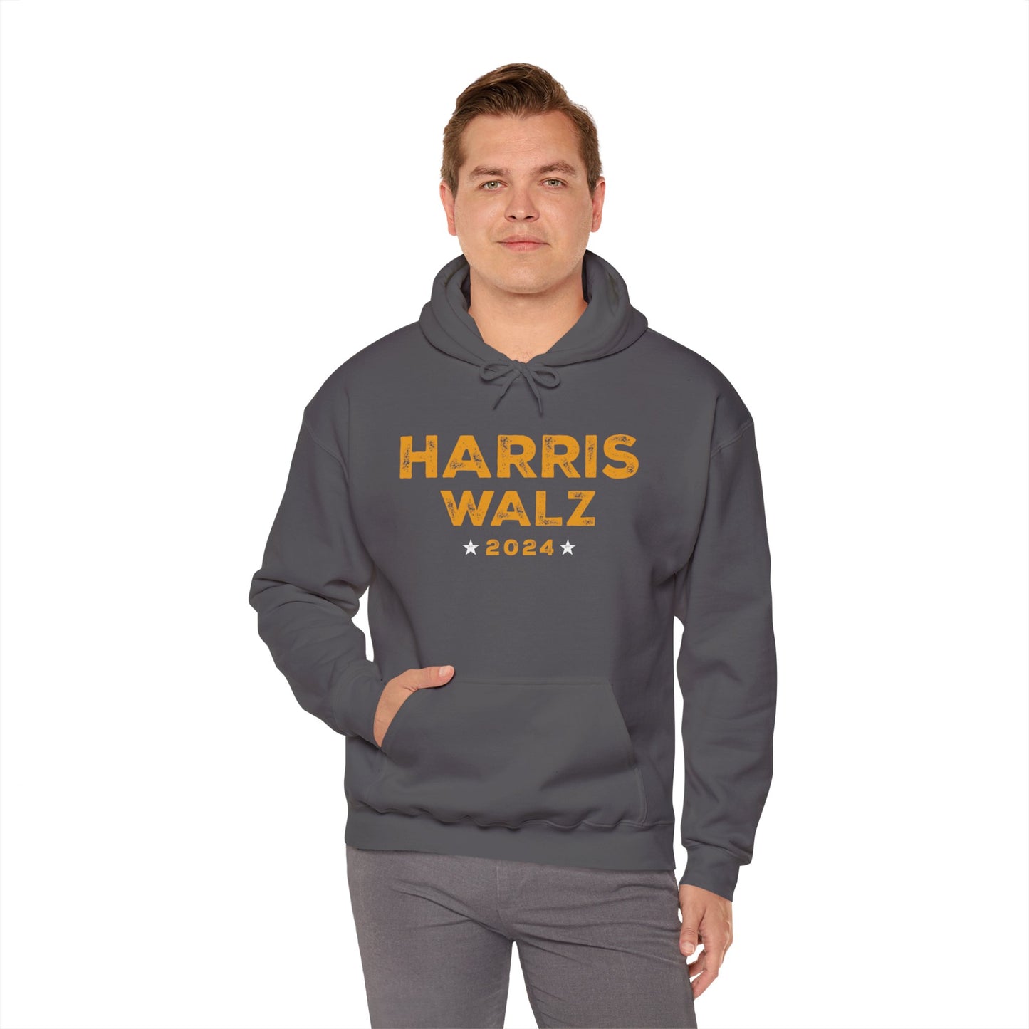 Harris Walz 2024 Unisex Heavy Blend™ Hooded Sweatshirt