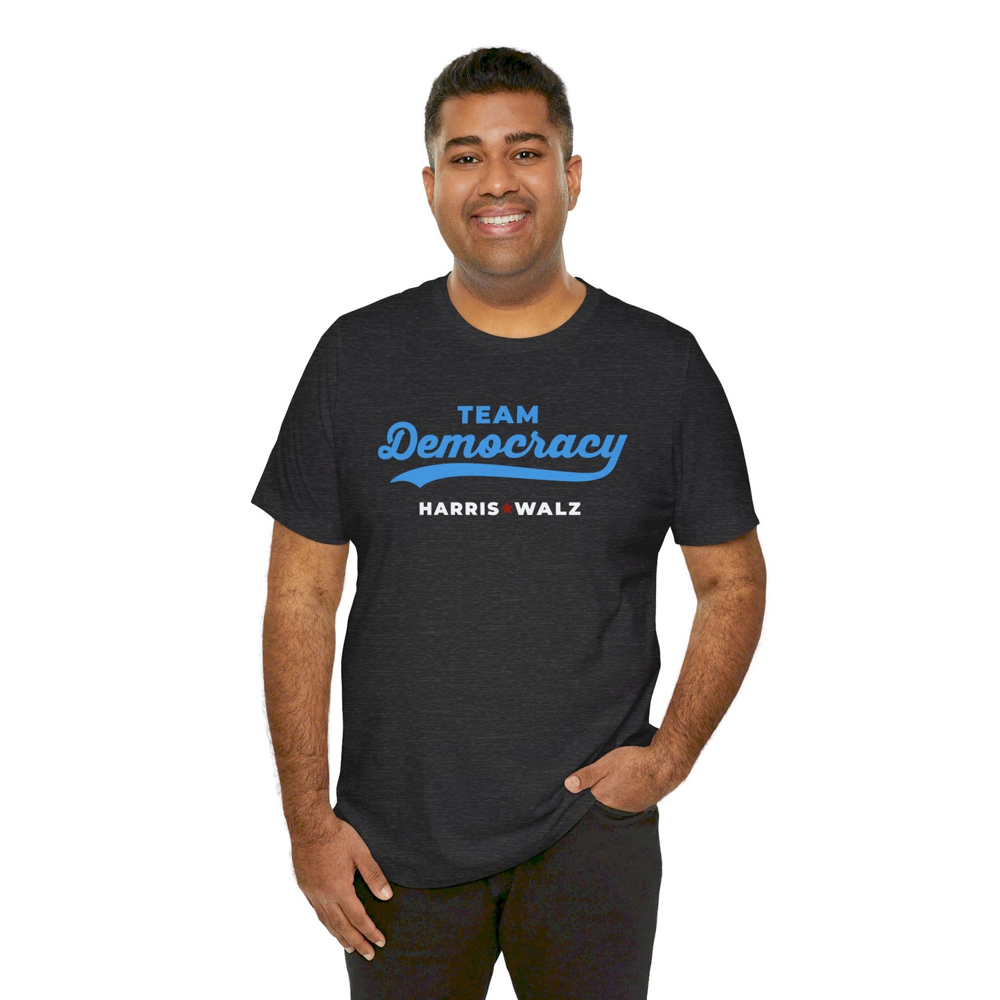 Team Democracy Harris Walz Unisex T-Shirt