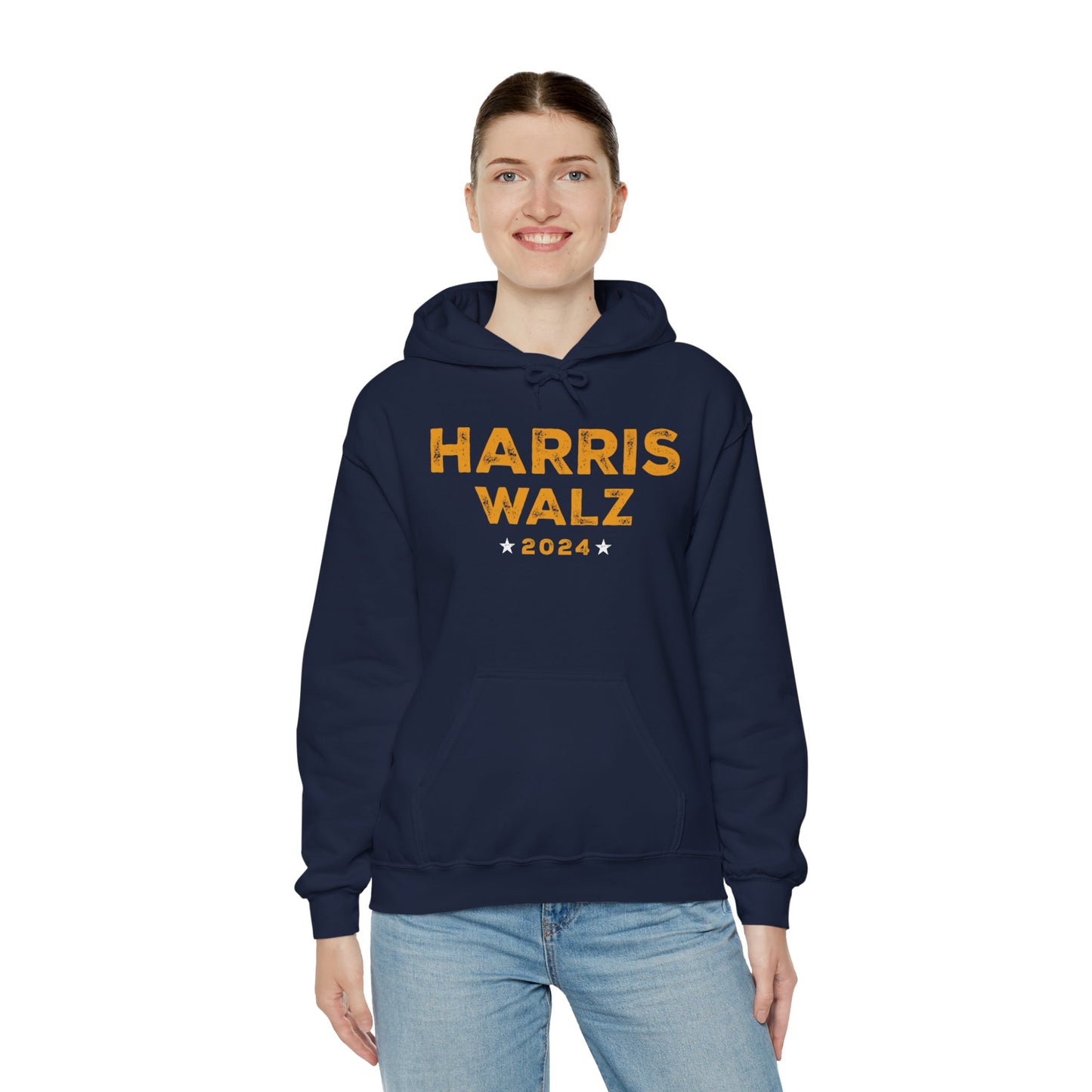 Harris Walz 2024 Unisex Heavy Blend™ Hooded Sweatshirt