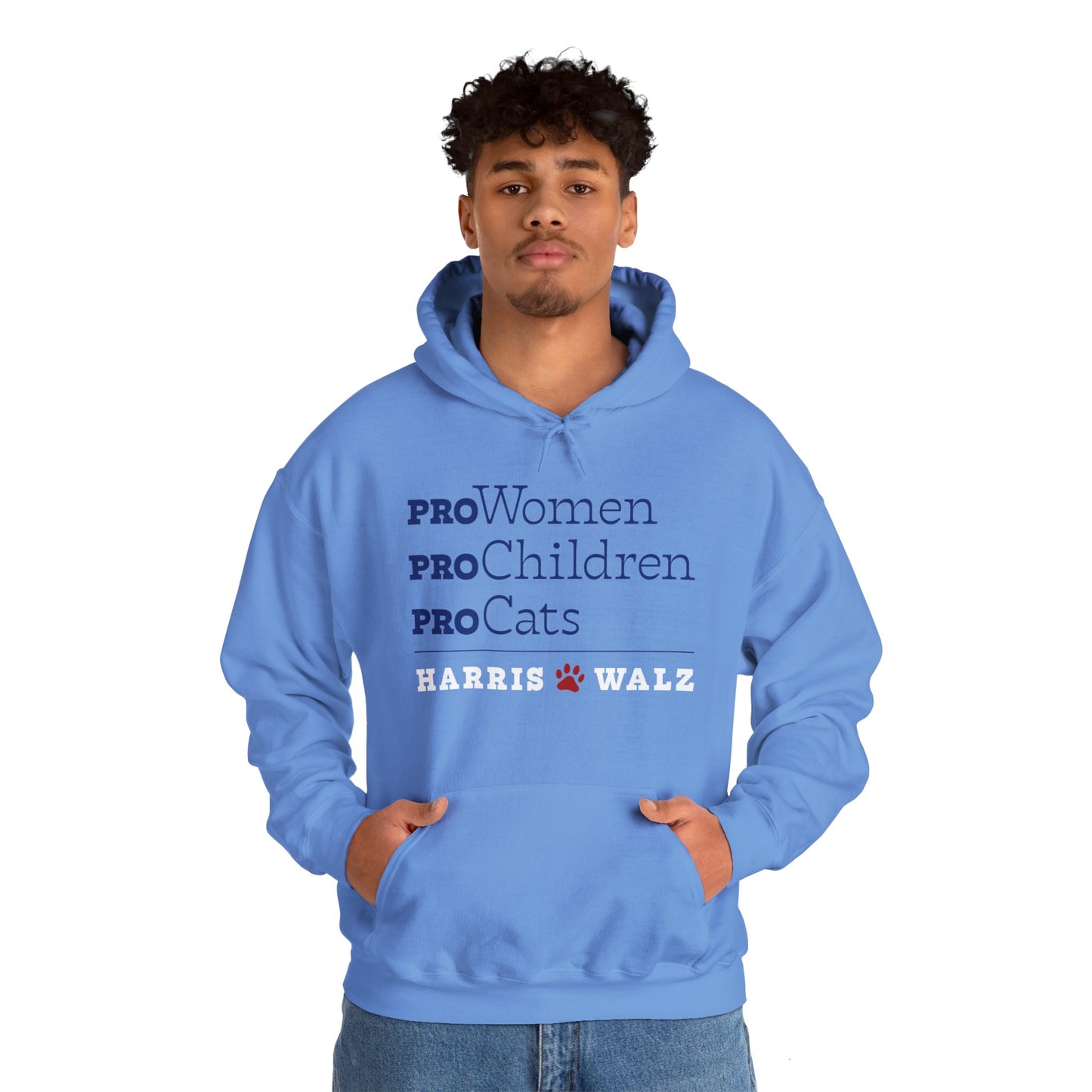 Pro-Women Pro-Children Pro-Cats Unisex Heavy Blend™ Hooded Sweatshirt