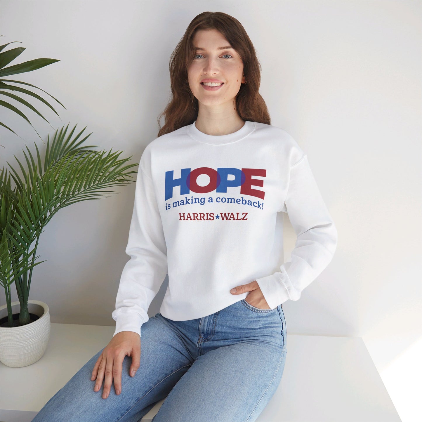 Hope is Making a Comeback Unisex Crewneck Sweatshirt