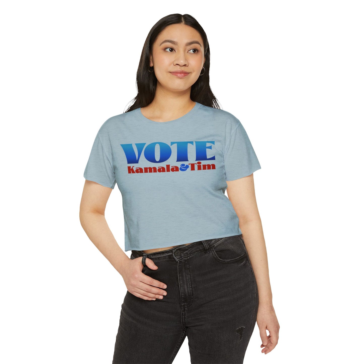 Vote Kamala & Tim Women's CROP Top