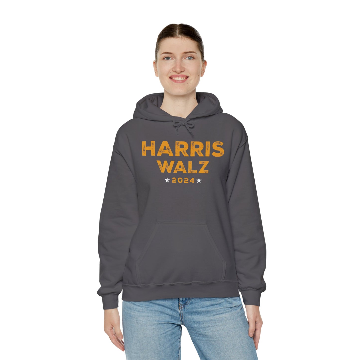 Harris Walz 2024 Unisex Heavy Blend™ Hooded Sweatshirt