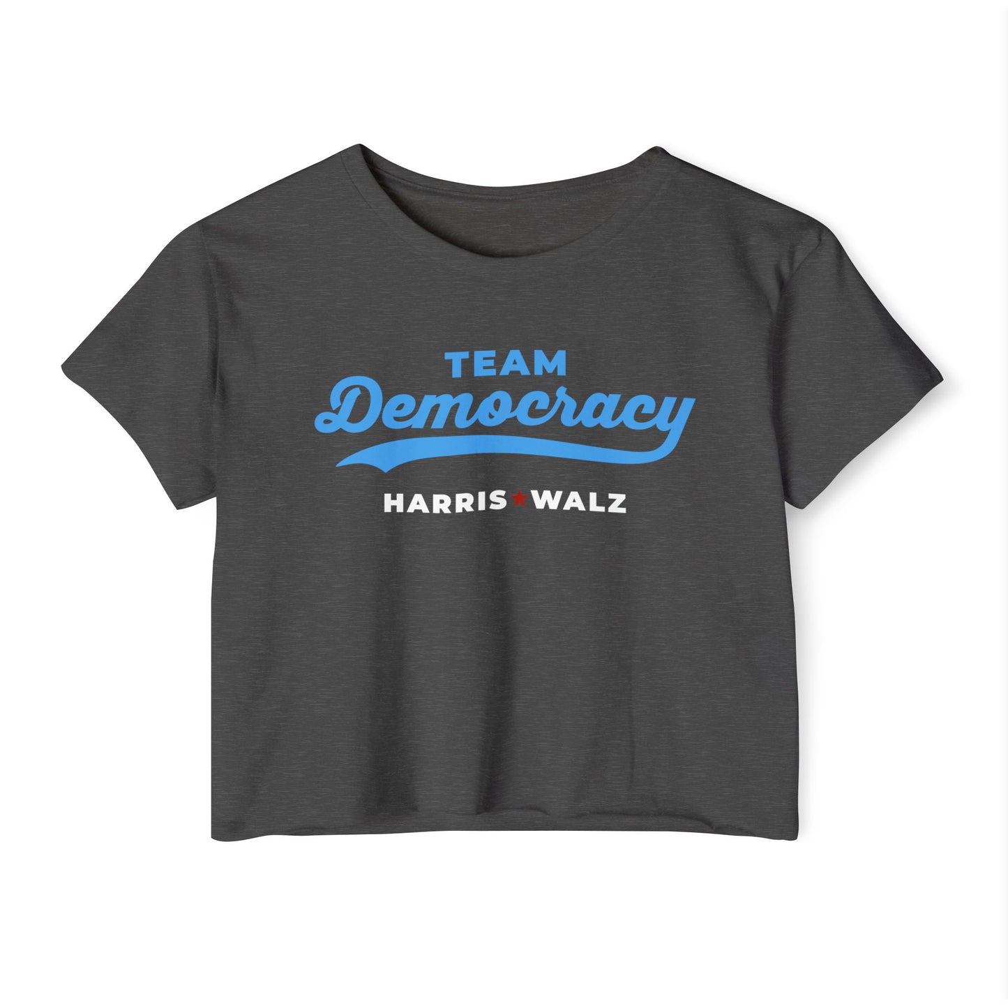 Team Democracy Women's Harris Walz Women's CROP Top