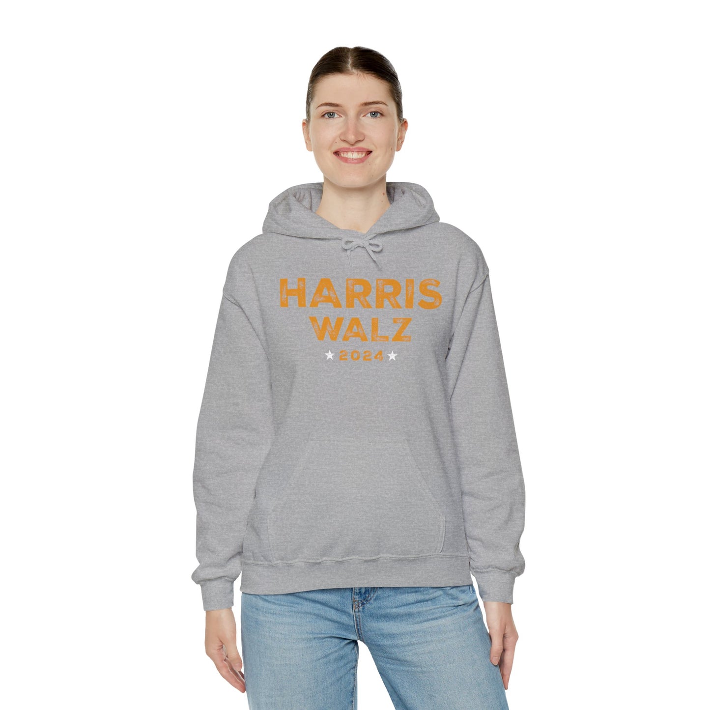 Harris Walz 2024 Unisex Heavy Blend™ Hooded Sweatshirt