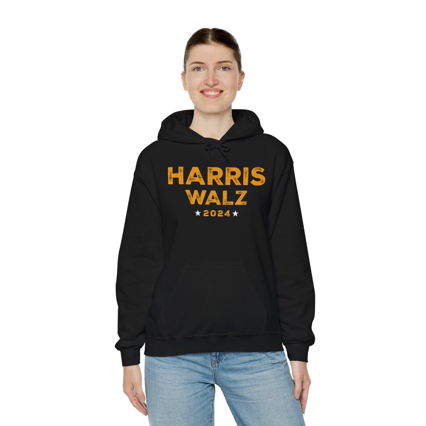 Harris Walz 2024 Unisex Heavy Blend™ Hooded Sweatshirt