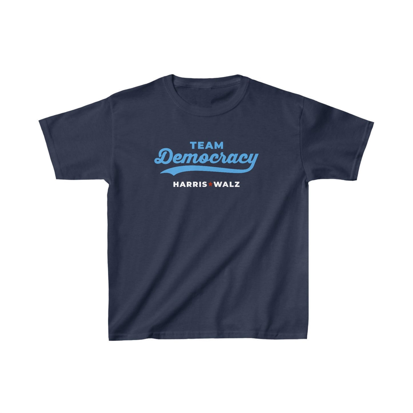 Team Democracy KIDS Harris Walz Tee