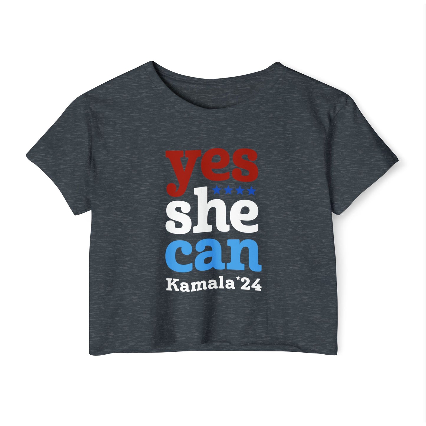 Yes She Can Kamala Harris Women's CROP Top