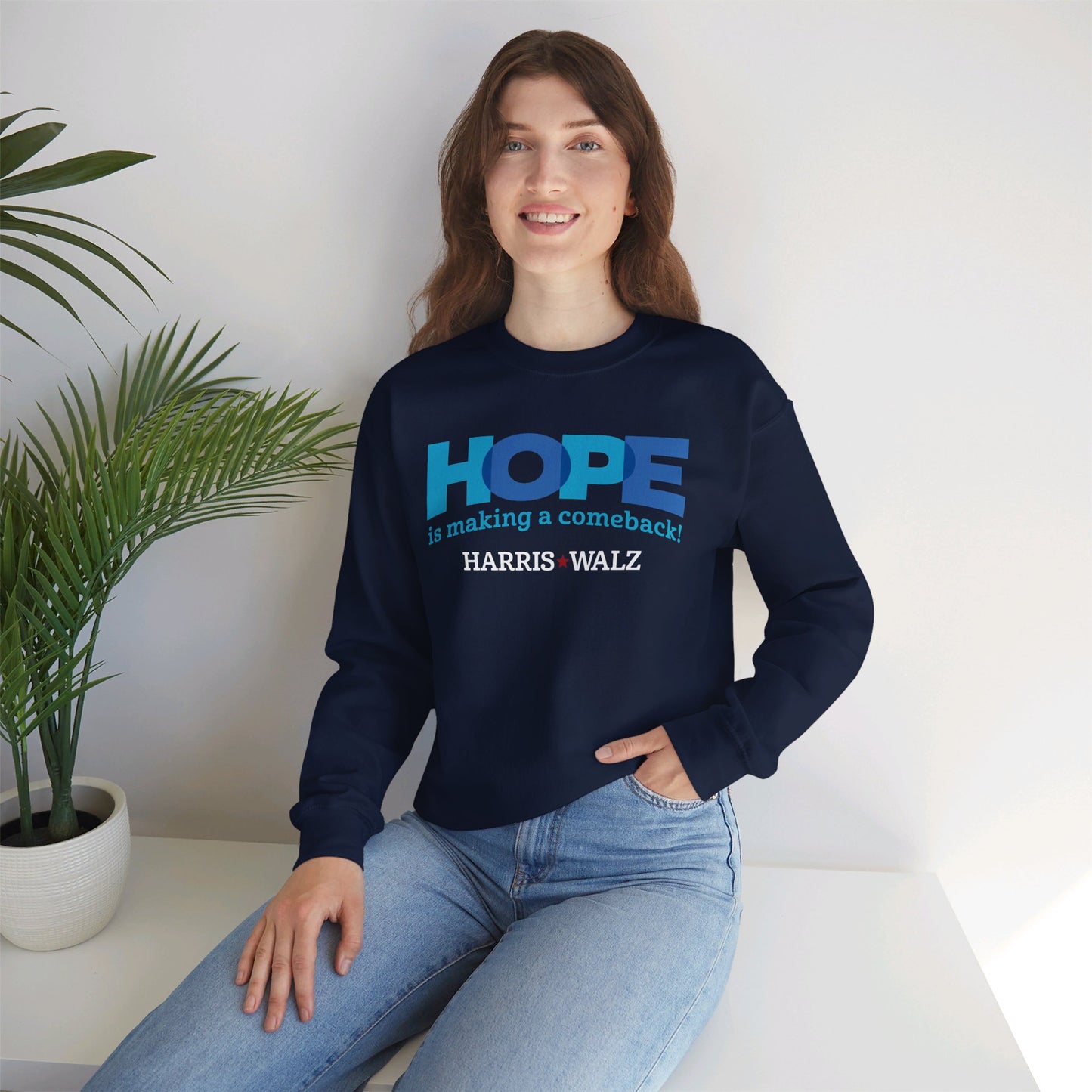 Hope is Making a Comeback Unisex Crewneck Sweatshirt