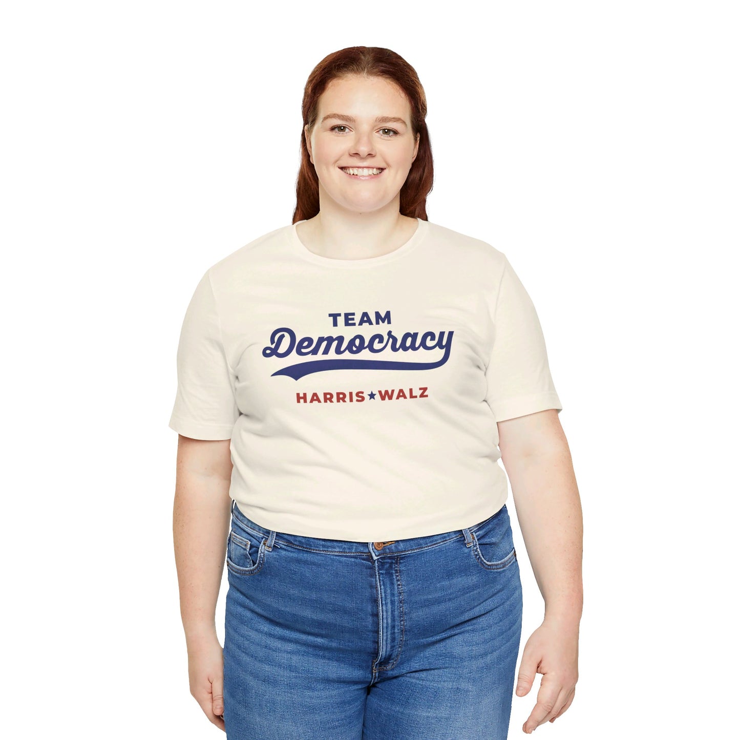 Team Democracy Harris Walz Unisex T-Shirt