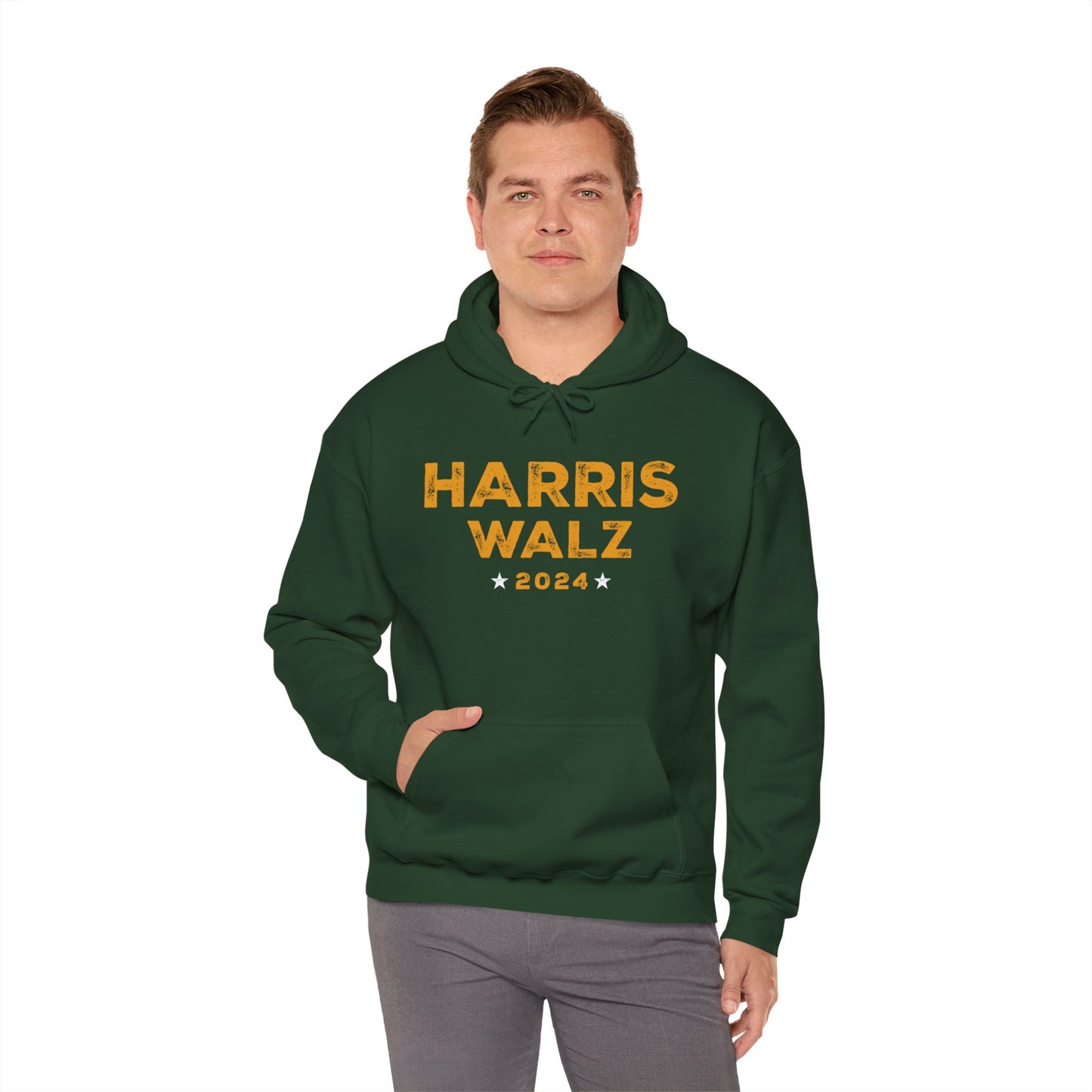 Harris Walz 2024 Unisex Heavy Blend™ Hooded Sweatshirt