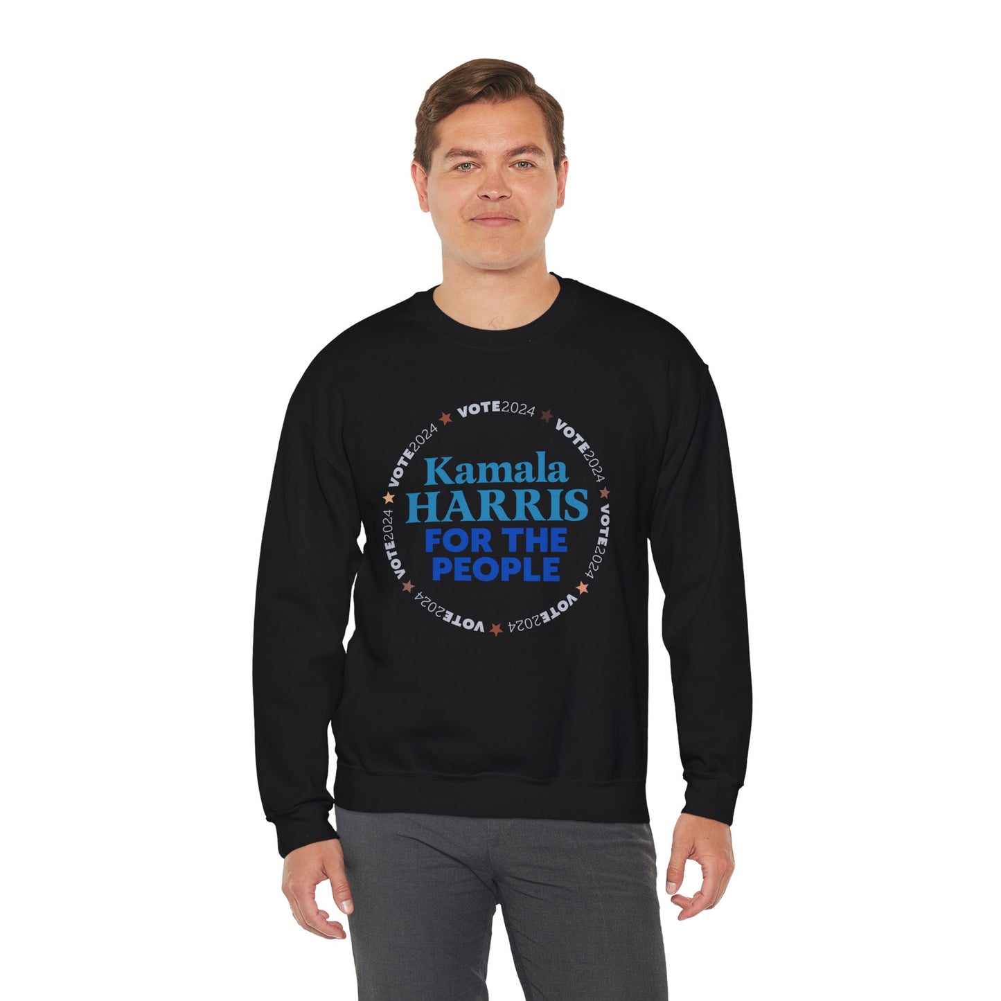 Kamala Harris For The People Unisex Crewneck Sweatshirt