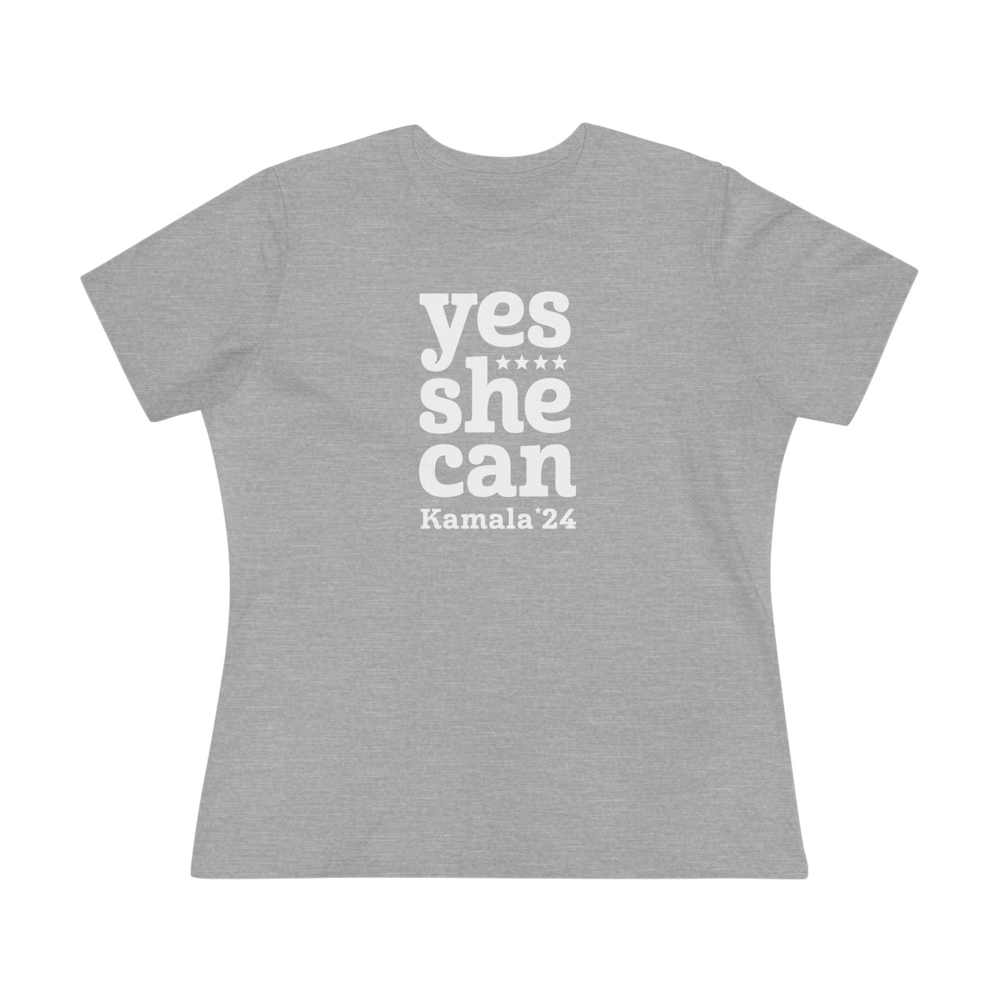 Yes She Can Kamala Harris Women's Tee (Smaller Graphic)