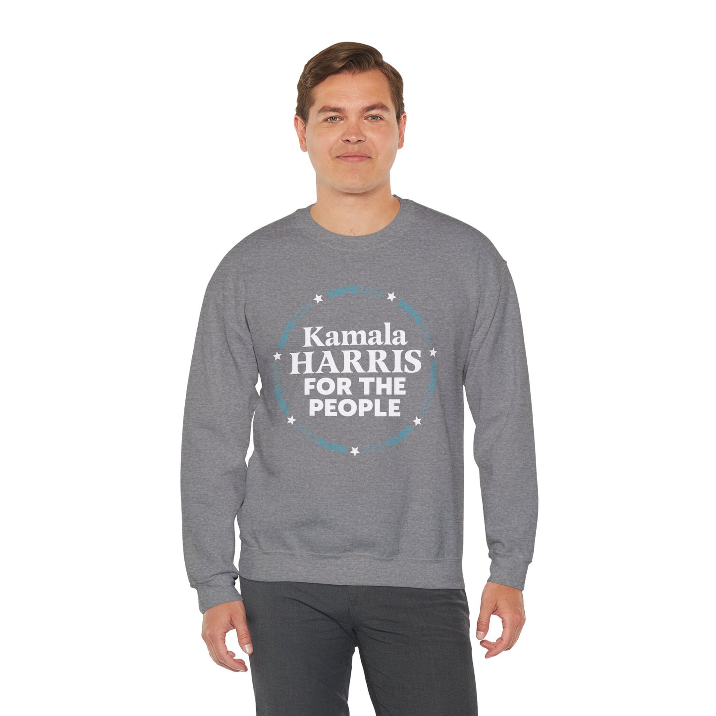 Kamala Harris For The People Unisex Crewneck Sweatshirt