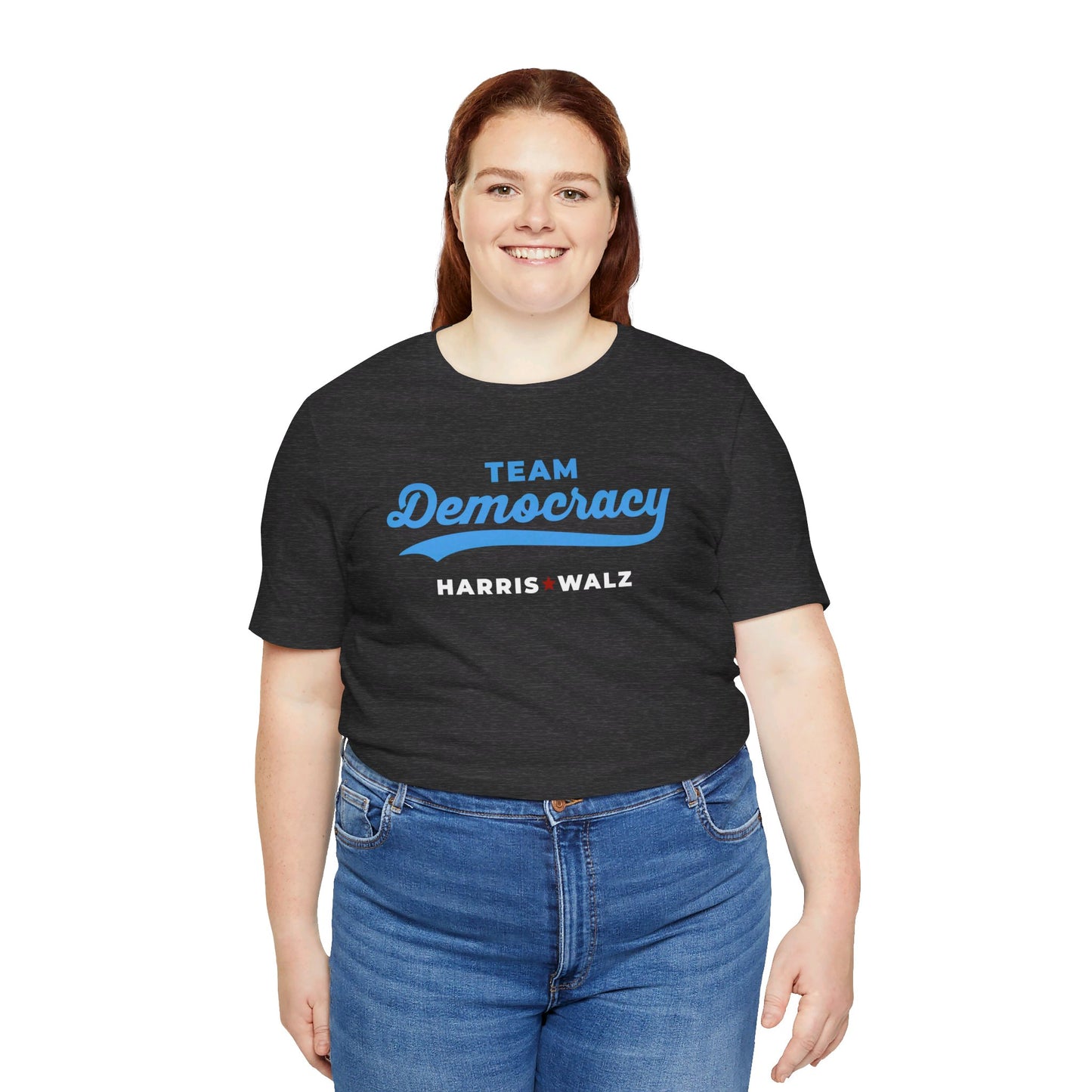 Team Democracy Harris Walz Unisex T-Shirt