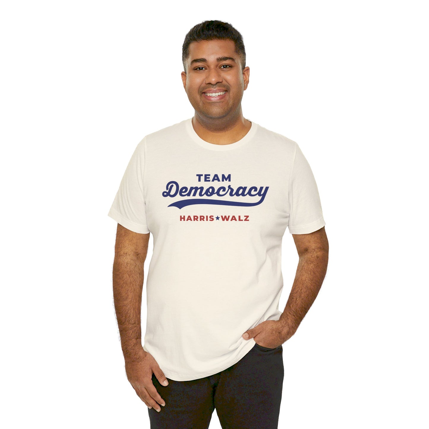 Team Democracy Harris Walz Unisex T-Shirt